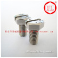 Manufacturer of 304 316 stainless steel slotted hex head bolts